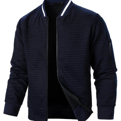 Buy Center Autumn Men's Zipper Jacket - Sporty Baseball Collar - Buy Center UK