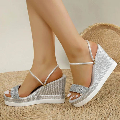 Buy Center Women's Wedge Sandals - High Heels for Summer Style - Buy Center UK