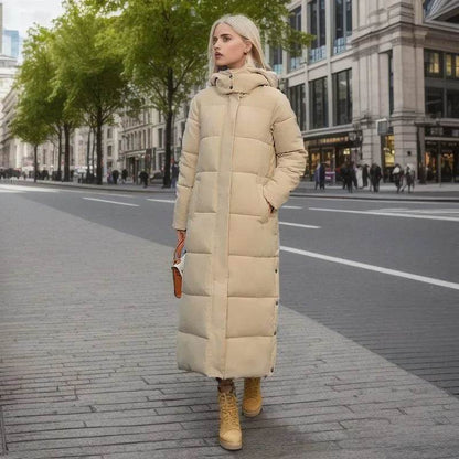Buy Center Hooded Feather Coat - 2023 Long Women's Down Jacket - Buy Center UK