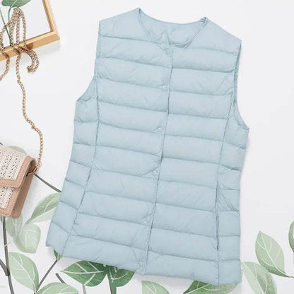 Buy Center Women's Sleeveless Down Liner Vest - Ultra Light & Warm - Buy Center UK