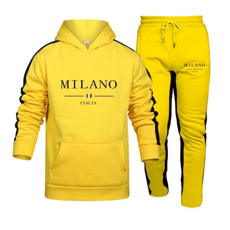 Buy Center Men's Tracksuit 2 Piece Set - Casual Hooded Sweatshirt - Buy Center UK