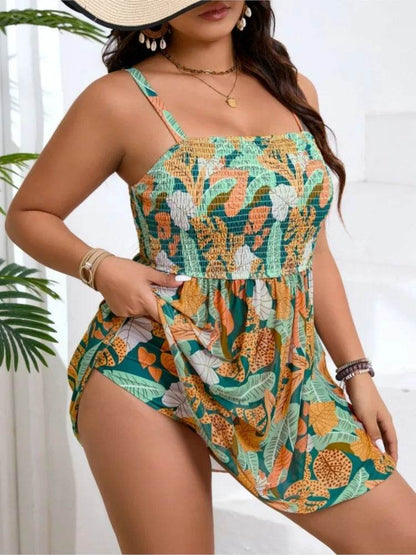 Buy Center Plus Size High Waist Bikini - Tummy Control & Push-Up Support - Buy Center UK