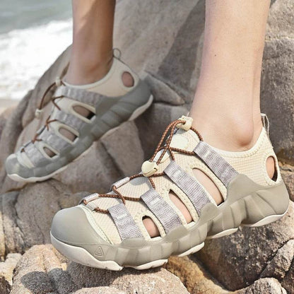 Buy Center Men's Genuine Leather Sandals - Comfortable & Breathable - Buy Center UK