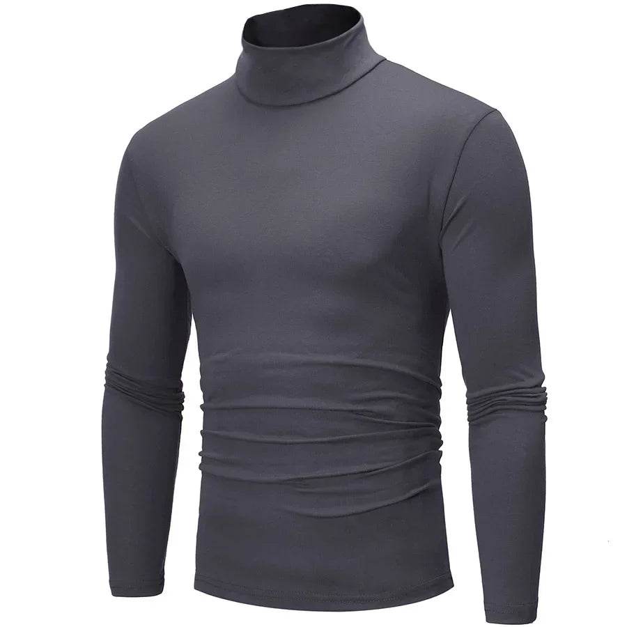 Buy Center Thin Turtleneck Men’s Sweater - Stylish Knitted Pullover - Buy Center UK