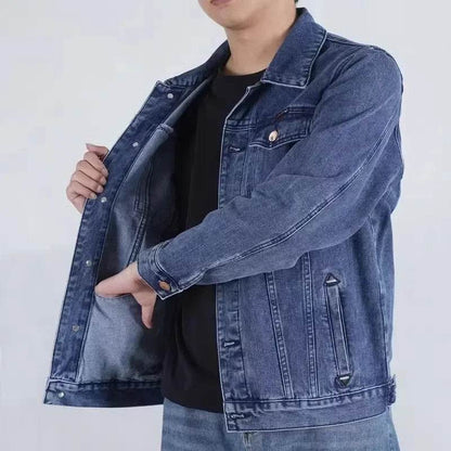 Buy Center Men's Multi-Pocket Denim Jacket - Casual Trendy Workwear - Buy Center UK