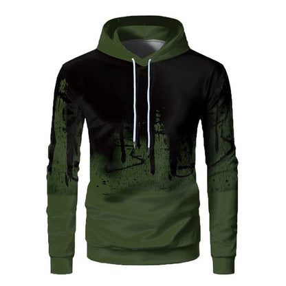 Buy Center Men's 3D Printed Hooded Sweater - Casual Fashion Top - Buy Center UK