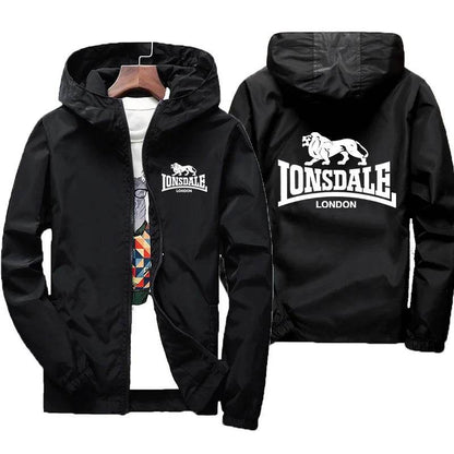 Buy Center Men's Lion Logo Windproof Jacket - Stylish Cycling Suit - Buy Center UK