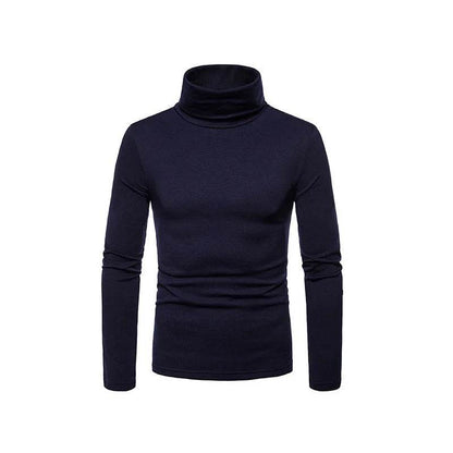 Buy Center Men's Casual Slim Fit Turtleneck Pullover - Autumn Fashion - Buy Center UK