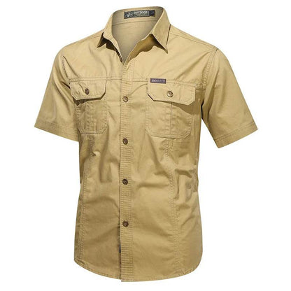 Buy Center Men's Oversized Cargo Shirts - 4XL & 5XL Casual Blouse - Buy Center UK