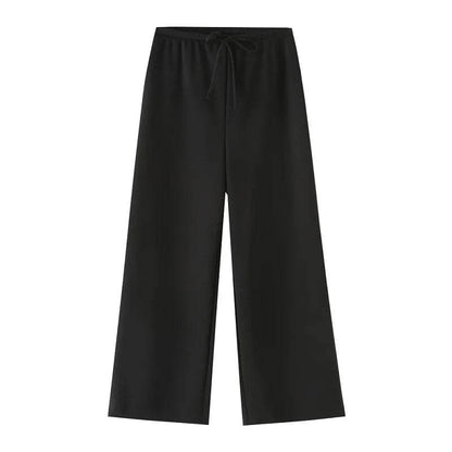 TRAF Women's Elegant 2 Piece Pants Set - Corset Top & Baggy Pants - Buy Center UK