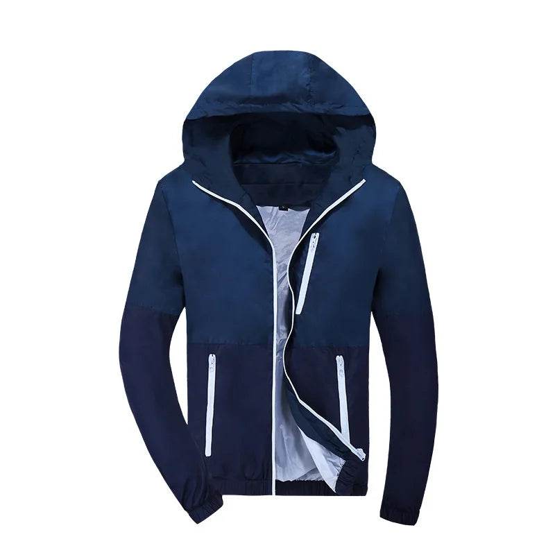 Buy Center Men’s Windbreaker Jacket - Stylish Hooded Casual Coat - Buy Center UK