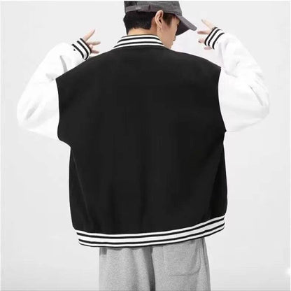 Buy Center Autumn Men's Black Baseball Jacket - Fashionable & Thin - Buy Center UK
