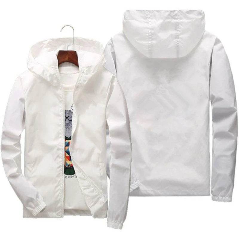 Martini Racing Men's Windbreaker Jacket - Lightweight, Zippered, Hooded - Buy Center UK