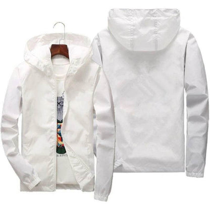 Martini Racing Men's Windbreaker Jacket - Lightweight, Zippered, Hooded - Buy Center UK