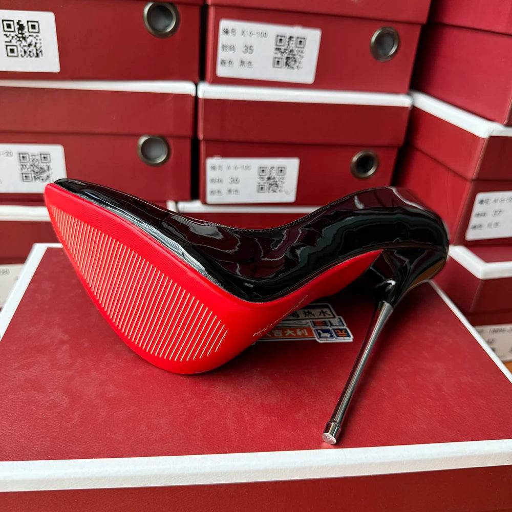 Buy Center 16cm Extreme High Heels - Sexy Black Stiletto Pumps - Buy Center UK