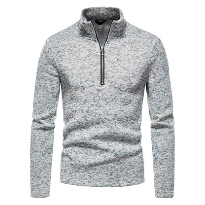 Buy Center Men's Casual Turtleneck Sweater - Warm & Stylish Zipper Design - Buy Center UK