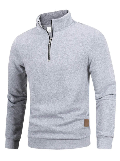 Buy Center Autumn Men's Zipper Pullover Sweater - Casual Warmth & Style - Buy Center UK