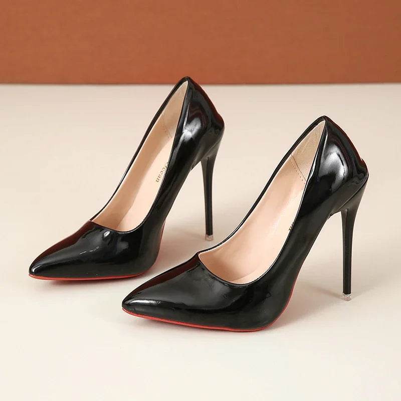 Buy Center Super High Ethnic Pumps - Pointed Toe, Thin Heels, Slip-On - Buy Center UK