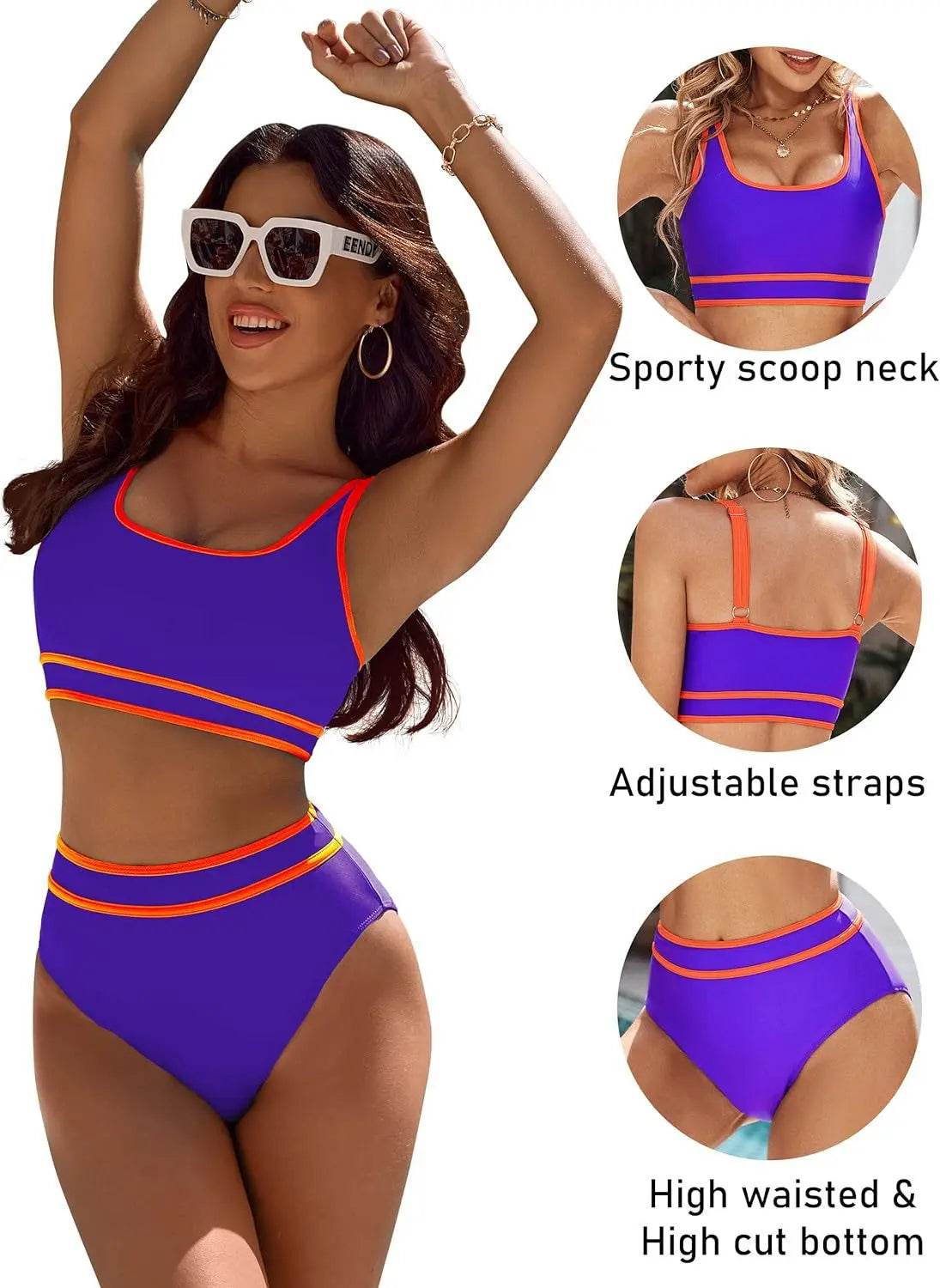 Buy Center Sexy High-Waisted Bikini Set - Luxury Women’s Swimwear - Buy Center UK
