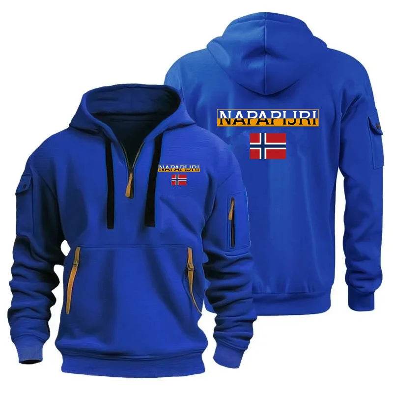 Buy Center Vintage Oversized Cotton Hoodie - Men's Pullover Fashion - Buy Center UK