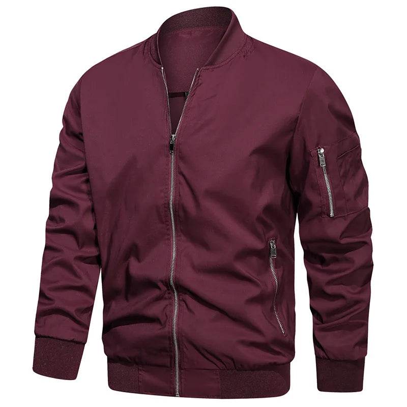 Buy Center Men's Lightweight Bomber Jacket - Casual & Comfortable Style - Buy Center UK