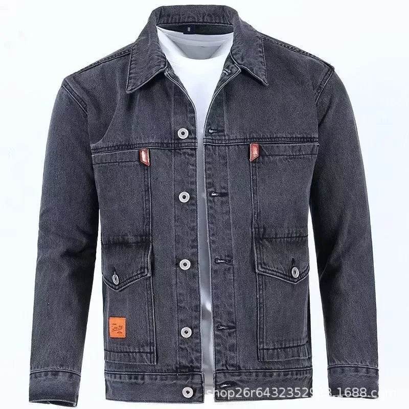 Buy Center Trendy Men's Loose Fit Denim Jacket - Spring Fashion - Buy Center UK