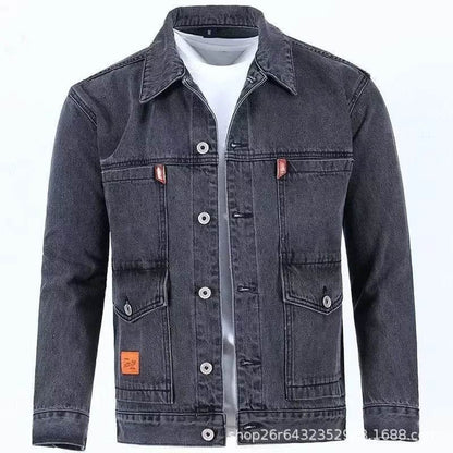 Buy Center Trendy Men's Loose Fit Denim Jacket - Spring Fashion - Buy Center UK