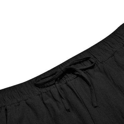 Buy Center Men's Casual Cotton Shorts - 3/4 Length, Elastic Waist - Buy Center UK