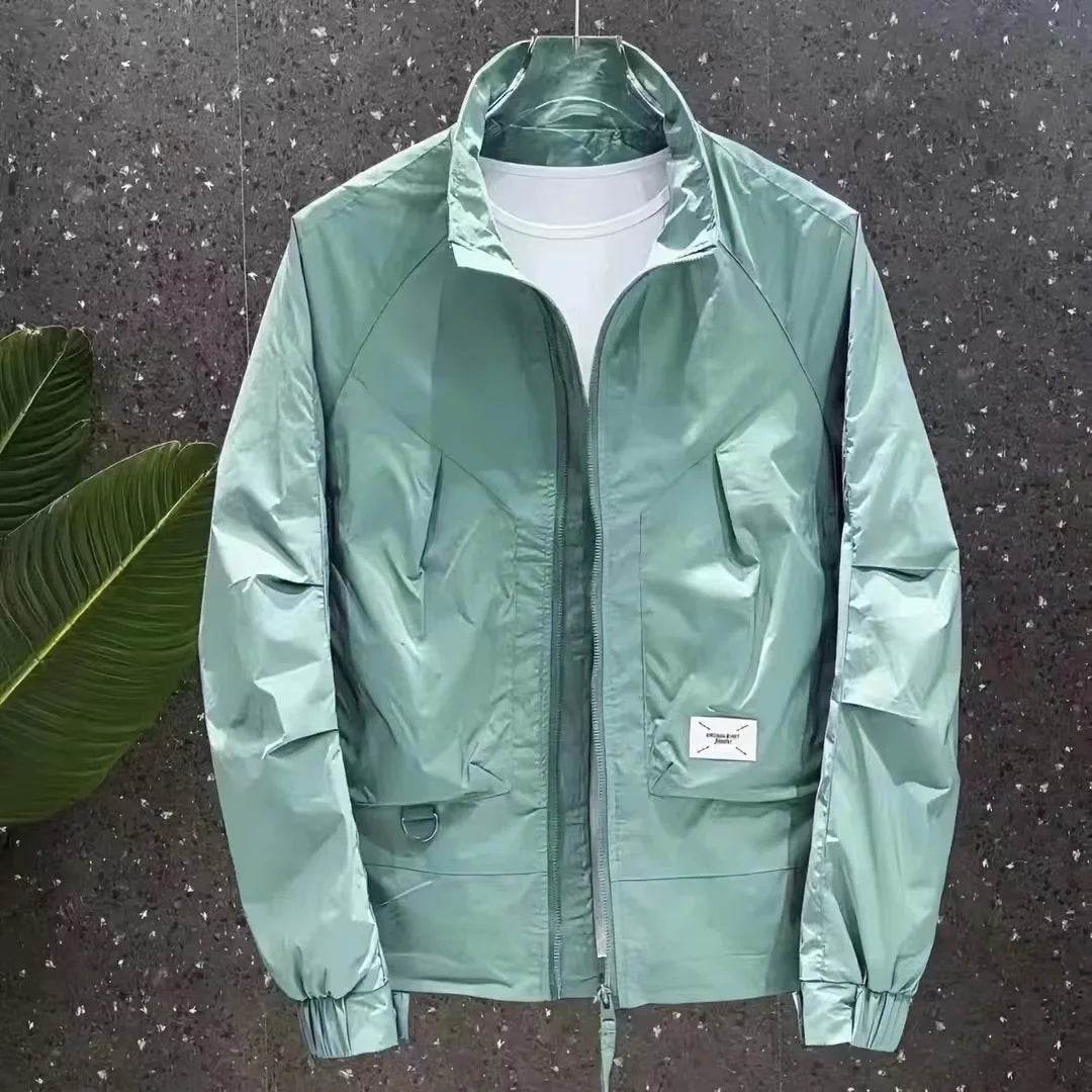 Buy Center Men's Casual Sports Jacket - Breathable, Stand Collar Style - Buy Center UK
