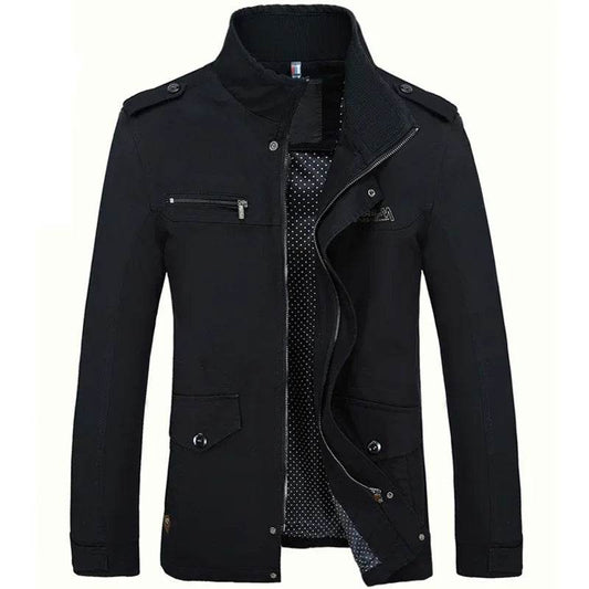 Buy Center Men's Cotton Workwear Jacket - Slim Fit, Casual Bomber Style - Buy Center UK