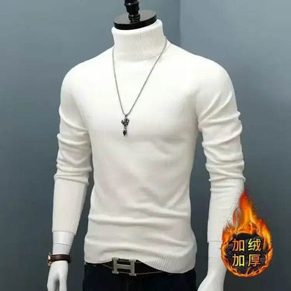 Buy Center Men's Winter Thick Warm Turtleneck Sweater - Slim Fit - Buy Center UK