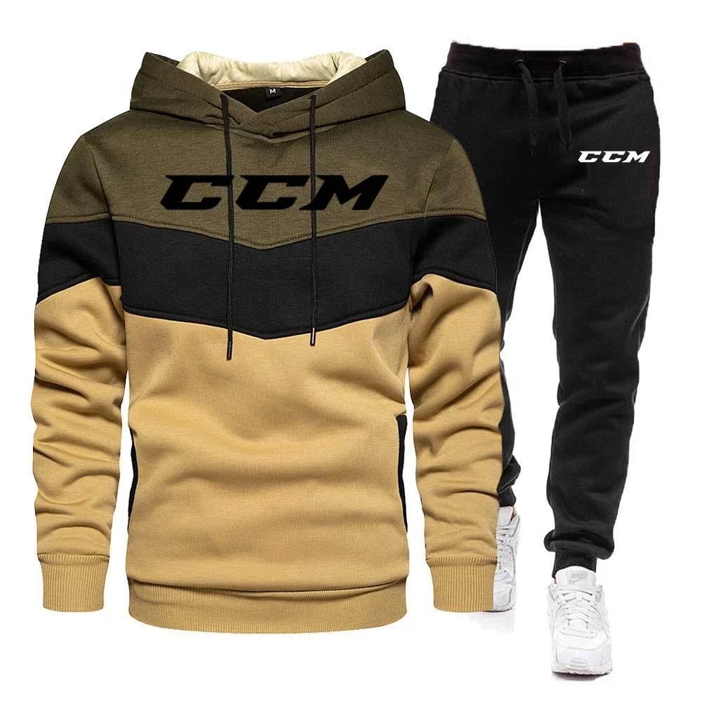 Buy Center Men’s Hooded Sweatshirt Tracksuit Set - Chic Autumn Style - Buy Center UK