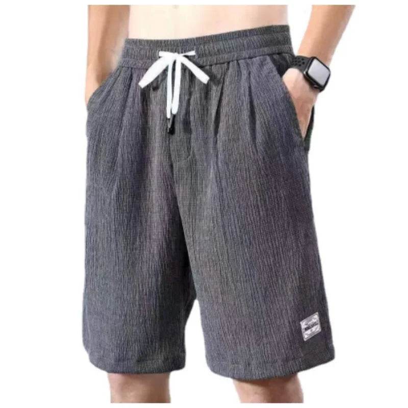 Buy Center Men's Summer Ice Silk Shorts - Breathable & Loose Fit - Buy Center UK
