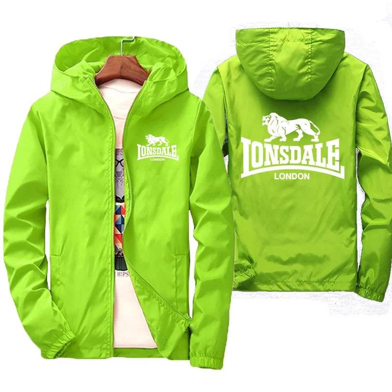 Buy Center Men's Lion Logo Windproof Jacket - Stylish Cycling Suit - Buy Center UK