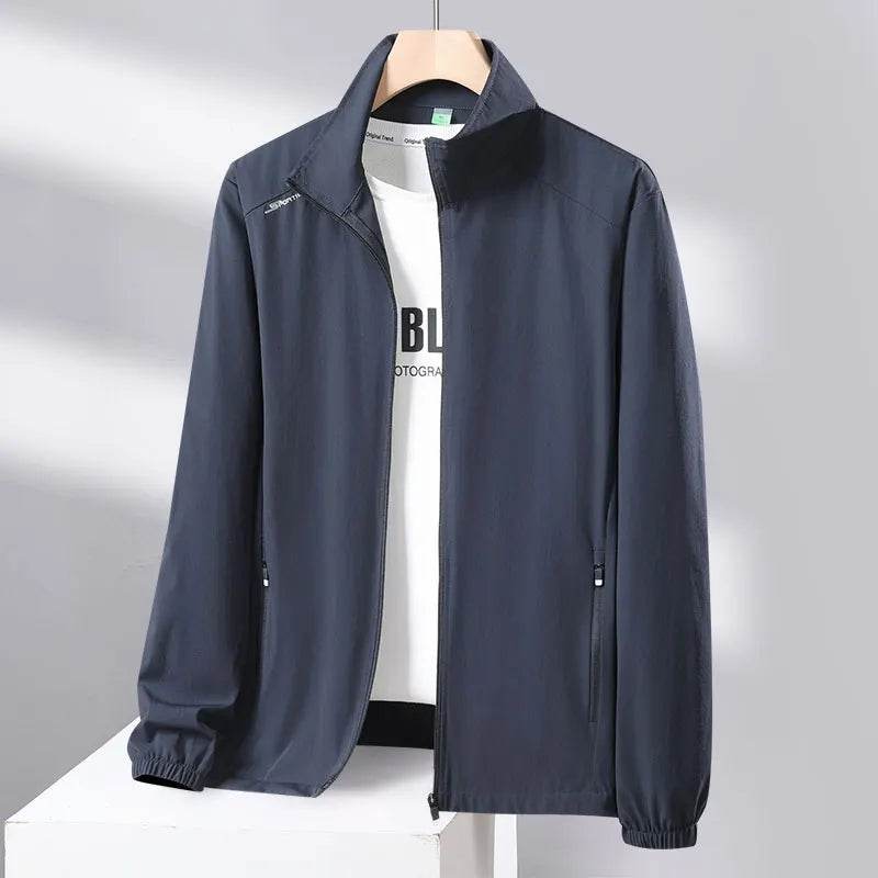 Summer Men's UV Protection Jacket - Breathable Quick-Dry Fabric - Buy Center UK
