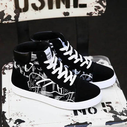 Buy Center High Top Canvas Shoes - Stylish Casual Sneakers for Men - Buy Center UK