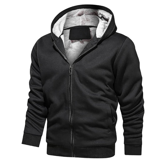 Buy Center Men's Fleece Jacket - Warm Camouflage Hooded Coat - Buy Center UK