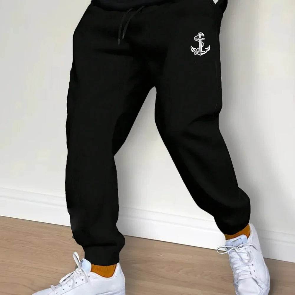 Buy Center Men's Printed Joggers - Fleece Casual Running Pants - Buy Center UK