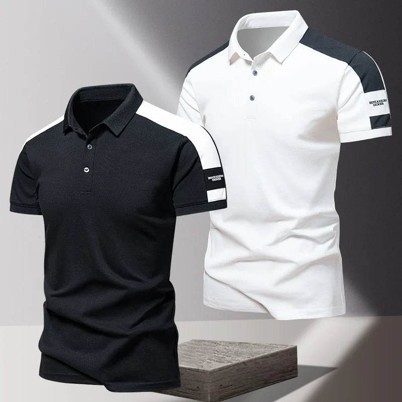 Buy Center Men's Ice Silk POLO Shirt - Breathable Business Casual Top - Buy Center UK