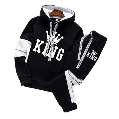 Buy Center Men's Autumn Winter Tracksuit - Warm Hoodie & Pants - Buy Center UK