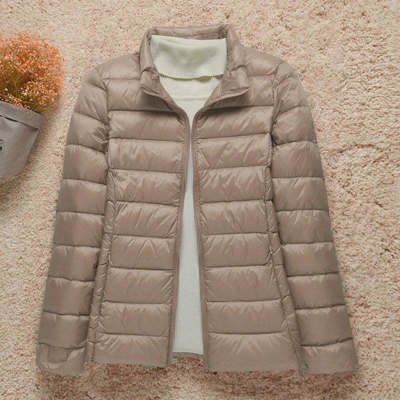 Buy Center Women's Down Jacket - Lightweight Hooded Parka for Winter - Buy Center UK