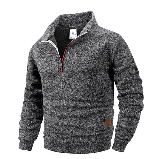 Buy Center Men's Half Zipper Sportswear - Stylish Spring Pullover - Buy Center UK