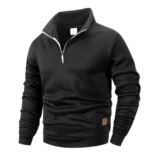 Buy Center Men's Half Zipper Sportswear - Stylish Spring Pullover - Buy Center UK