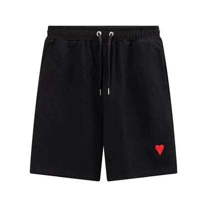 Designer Luxury Heart-Shaped Jogger Shorts for Men & Women - Buy Center - Buy Center UK