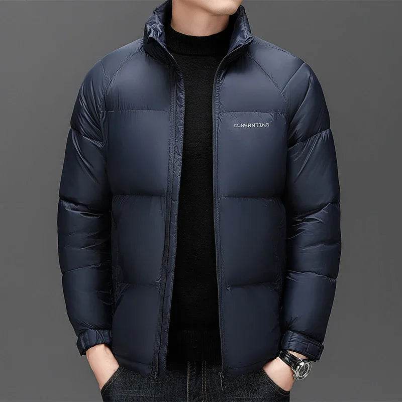 2024 Winter Puffer Jacket for Men - Windproof, Stylish & Warm - Buy Center UK