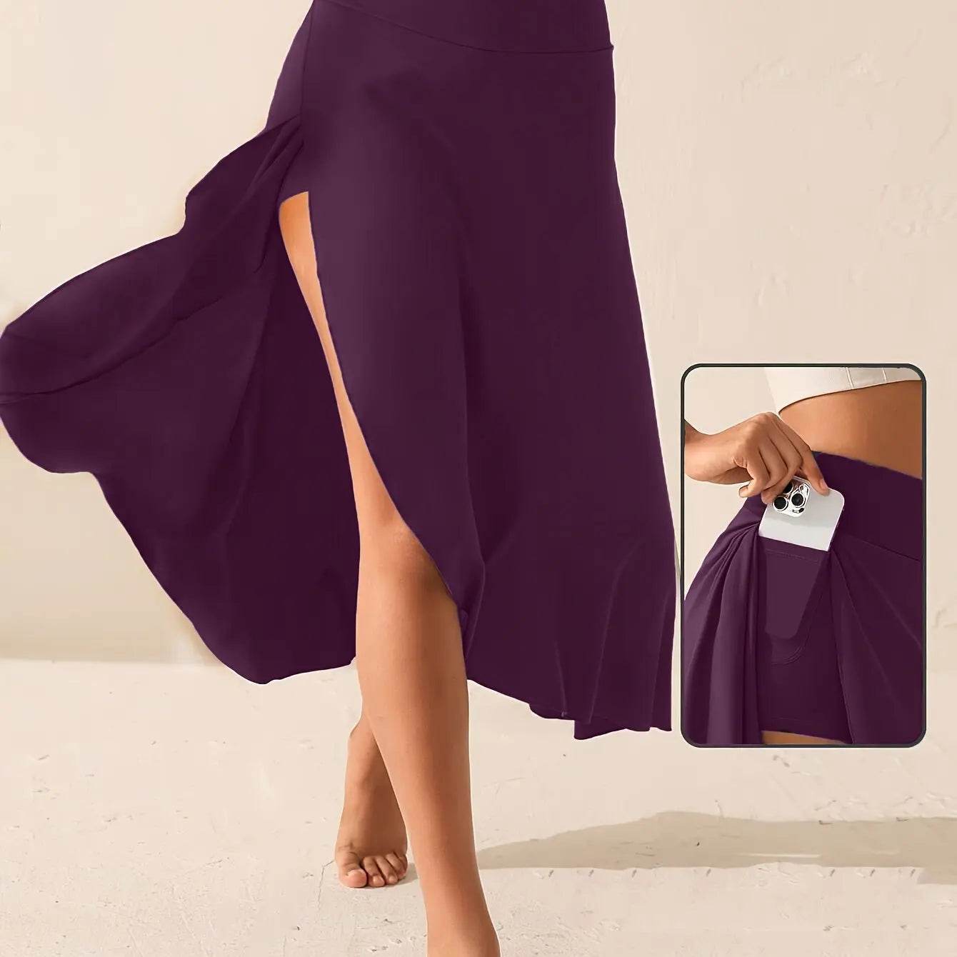 Buy Center Elegant Ankle-Length Skirt - Irregular Flounces Design - Buy Center UK