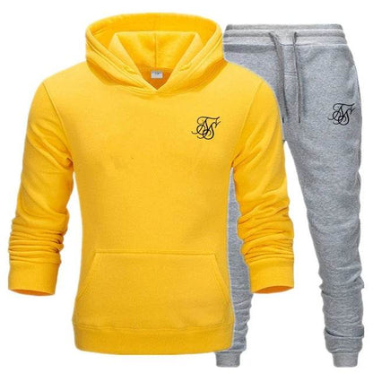 Sik Silk Men’s Tracksuit - Stylish Sweatshirt & Sweatpants Set - Buy Center UK