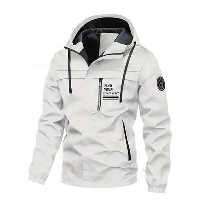 Buy Center Men's Hooded Fleece Coat - Waterproof, Windproof Jacket - Buy Center UK