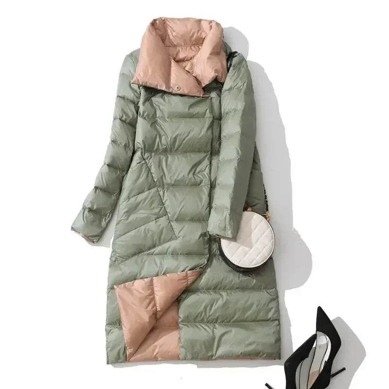 Buy Center Women's Warm High Neck Down Jacket - Cozy & Stylish - Buy Center UK