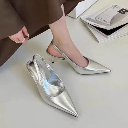 Buy Center Elegant High Heels Pumps - Women’s Slingback Pointed Toe - Buy Center UK